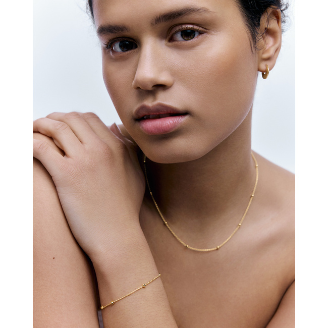 【MONICA VINADER】Rope チェーンブレスレット Rope Chain Bracelet in 18k Gold Vermeil on Sterling Silver
