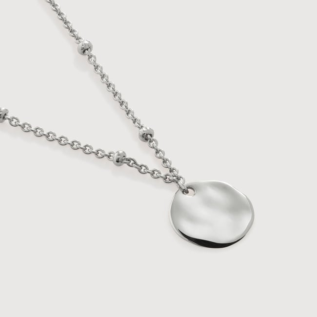 VIP【送料関税込】MONIES TENEO NECKLACE Siren Muse Disc Chain Necklace in Sterling Silver