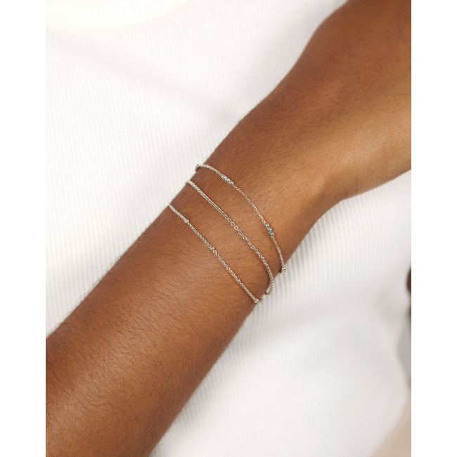 【MONICA VINADER】Heart Chain Bracelet チェーンブレスレット Mini Heart Chain Bracelet in 14k Solid Gold | Jewellery by