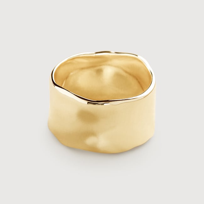 Siren Muse Bold Ring in 14k Solid Gold | Jewellery by Monica