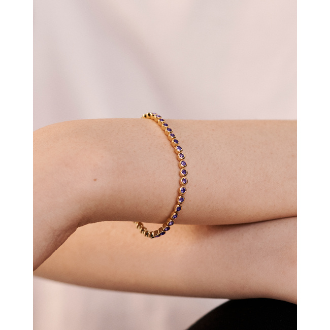 Tennis Bracelets New Luxury 24K Gold Tennis Racket New Product