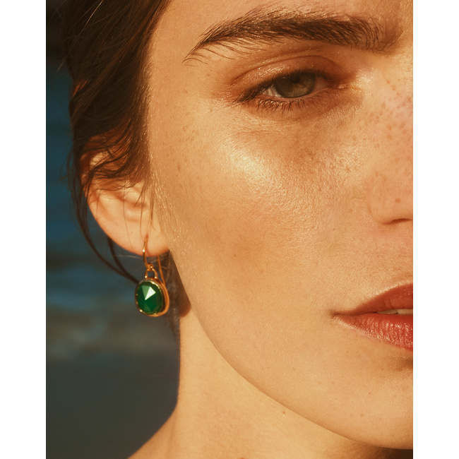 Siren Wire Earrings in 18ct Gold Vermeil on Sterling Silver