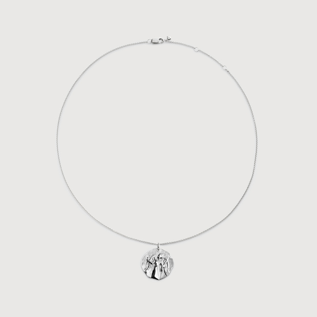 Virgo Zodiac Chain Necklace in Sterling Silver | Jewellery by