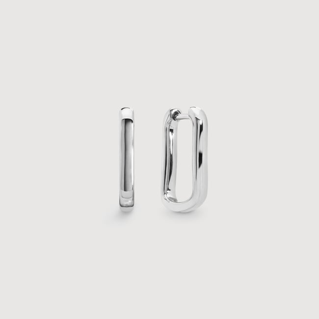 Sterling Silver Alta Mini Huggie Earrings