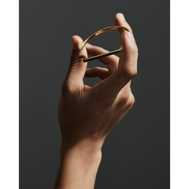 Signature Bangle in 18k Gold Vermeil on Sterling Silver