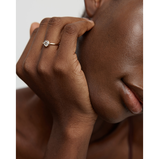 MV Siren™ Solitaire Diamond Ring 0.5ct in 14k Solid Gold and Lab