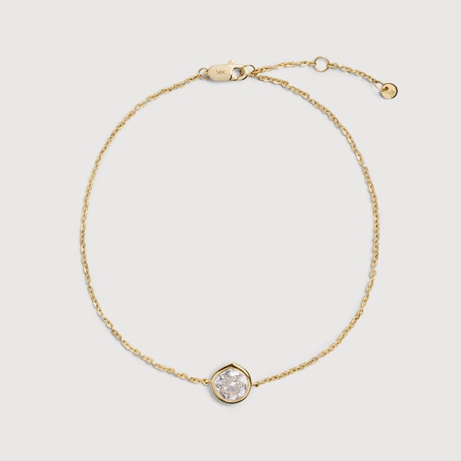 0.5ct MV Siren™ Solitaire Diamond Bracelet in 14k Solid Gold
