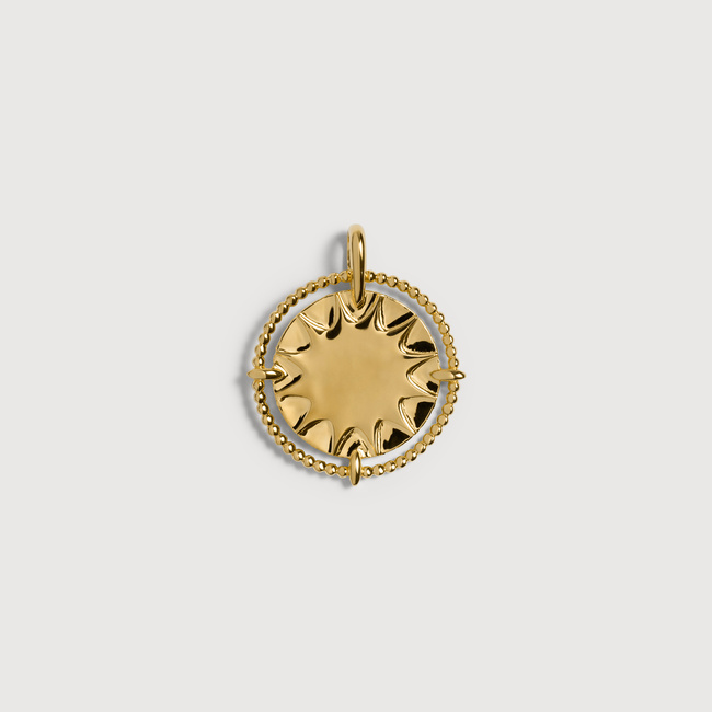 sun locket gold