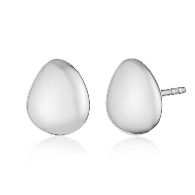 【MONICA VINADER】シルバー Nura スタッドピアス Nura Wrap Earrings in Sterling Silver | Jewellery by Monica