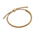 Gold Vermeil Rio Mini Friendship Bracelet - Gold Metallica - Monica Vinader