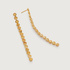 Gold Vermeil Kate Young Gemstone Cocktail Earrings - Lemon Quartz - Monica Vinader