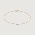Gold Diamond Marquise Chain Bracelet - Diamond - Monica Vinader