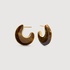 Gold Vermeil Kate Young Reversible Gemstone Hoops - Tigers Eye - Monica Vinader