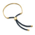 Gold Vermeil Fiji Friendship Bracelet - Navy