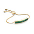 Gold Vermeil Baja Bracelet - Green Onyx - Monica Vinader