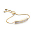 Gold Vermeil Baja Bracelet - Grey Agate - Monica Vinader