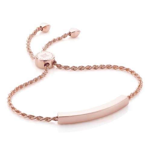 Rose Gold Vermeil Linear Chain Bracelet