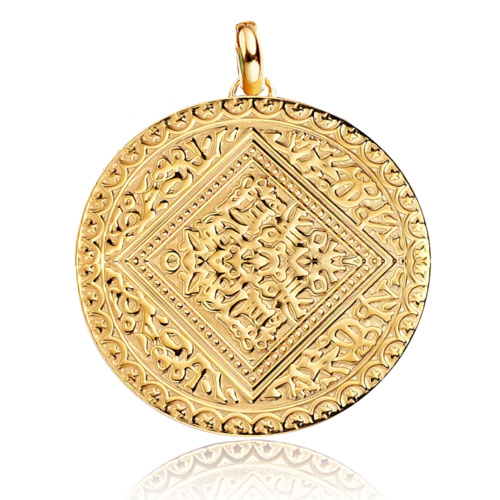 Gold Marie mini pendant charm