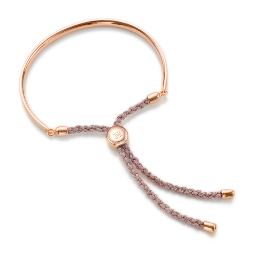 Women S Jewellery Demi Fine Monica Vinader Rose Gold Vermeil Fiji Friendship Pee Bracelet Metallica