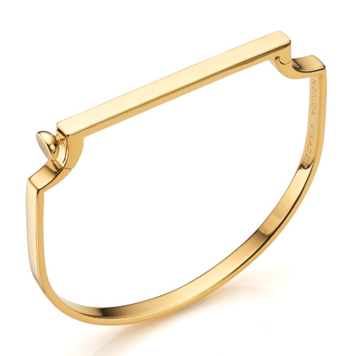Monica Vinader Gold Vermeil Signature Thin Bangle Monica Vinader