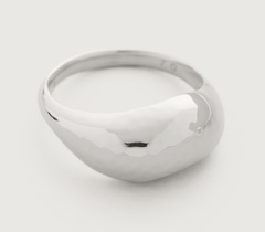 Sterling Silver Deia Domed Ring - Monica Vinader