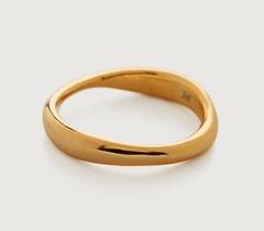 Gold Vermeil Nura Reef Stacking Ring - Gold Vermeil Nura Reef Stacking Ring - Monica Vinader