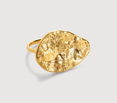 Gold Vermeil Capri Teardrop Ring - Monica Vinader