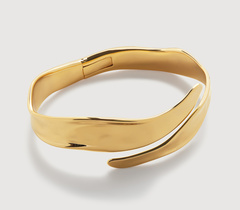 Gold Vermeil The Wave Wrap Cuff - Monica Vinader
