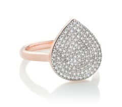 Rose Gold Vermeil Alma Diamond Ring